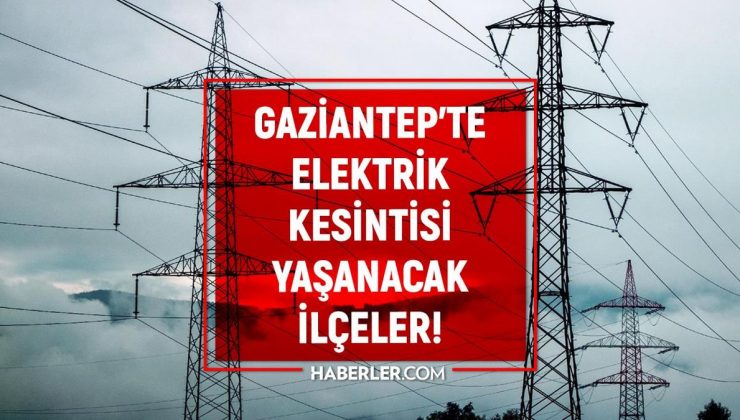 26 – 27 Kasım Gaziantep elektrik kesintisi! AKTÜEL KESİNTİLER Gaziantep’te elektrikler ne vakit gelecek? Gaziantep’te elektrik kesintisi!