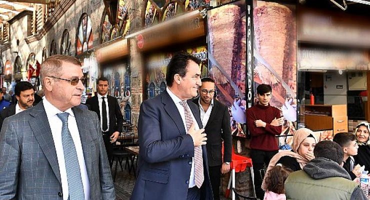 Başkan Dündar, güne esnaf ziyareti ile başladı
