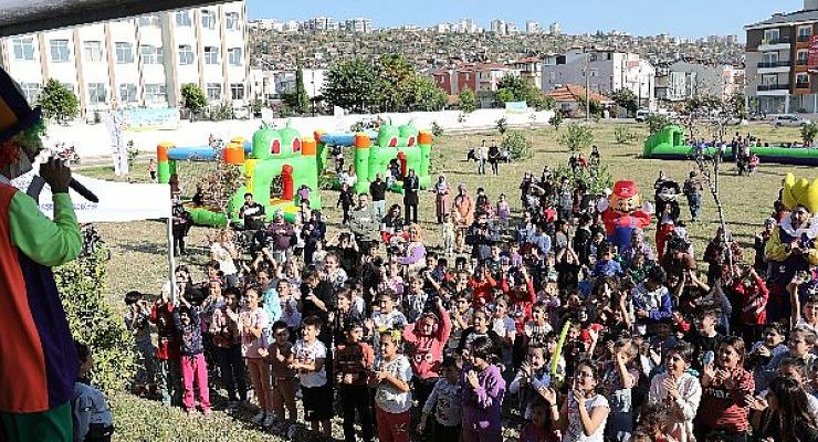 Çocuklar ara tatilde şenlikte buluştu