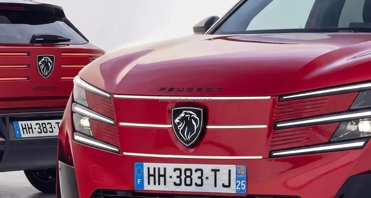 Yeni Peugeot 2008 Geliyor: Tamamen Elektrikli SUV Tasarımı Ortaya Çıktı