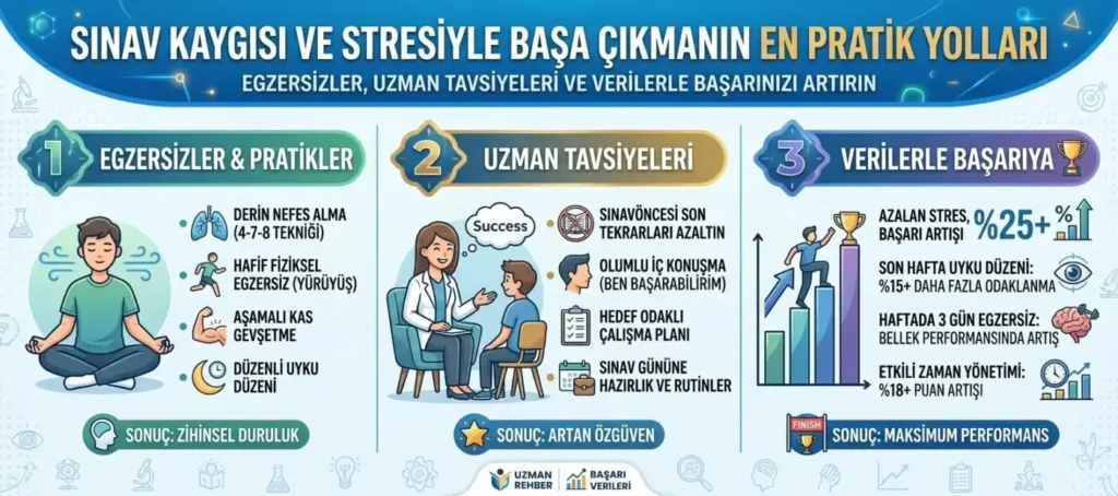 Başarıyı Engelleyen Sınav Stresini Yönetmenin 5 Kolay Yolu