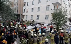Maltepe’de Yedi Katlı Binada Çökme